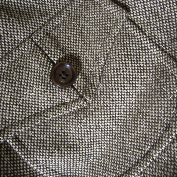 Michael Kors Mini Tweed Chocolate Combo Skirt - Picture 4 of 9